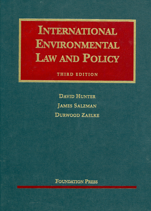  International environmental law and policy 