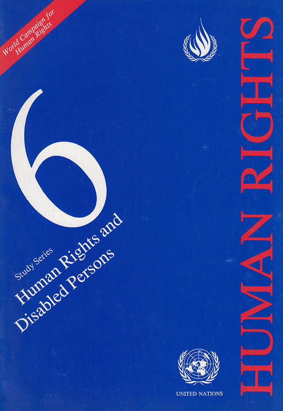 Human rights and disabled persons 