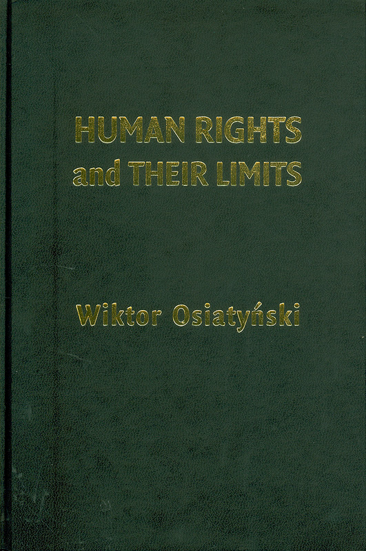  Human rights and their limits 