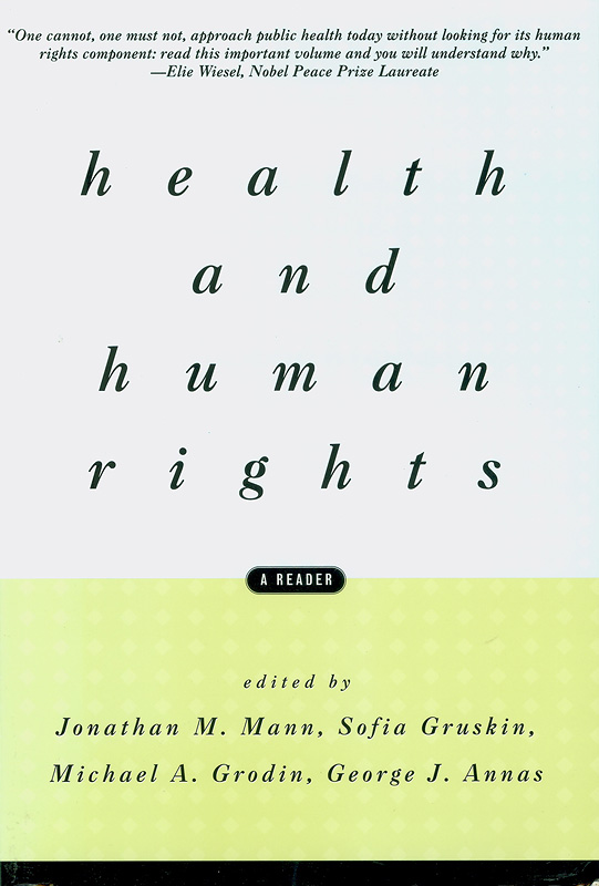  Health and human rights : a reader 