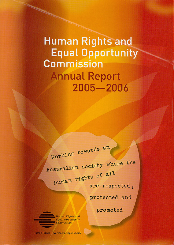  Annual report 2005-2006 Human Rights and Equal Opportunity Commission 