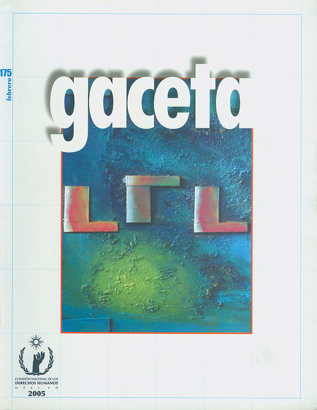  Comision Nacional de Derechos Humanos : Gaceta 175 