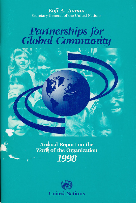  Partnerships for global community : annual report on the work of the organization 1998 