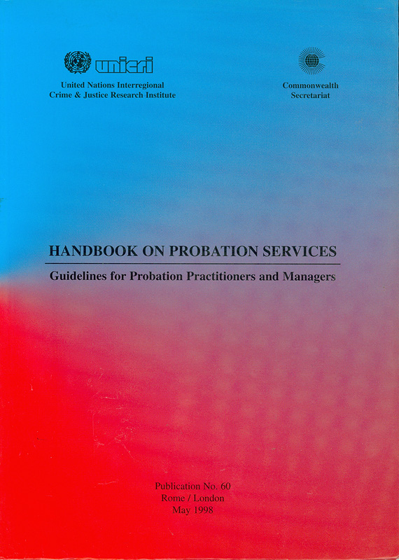  Handbook on probation services : guidelines for probation practitioners and managers 