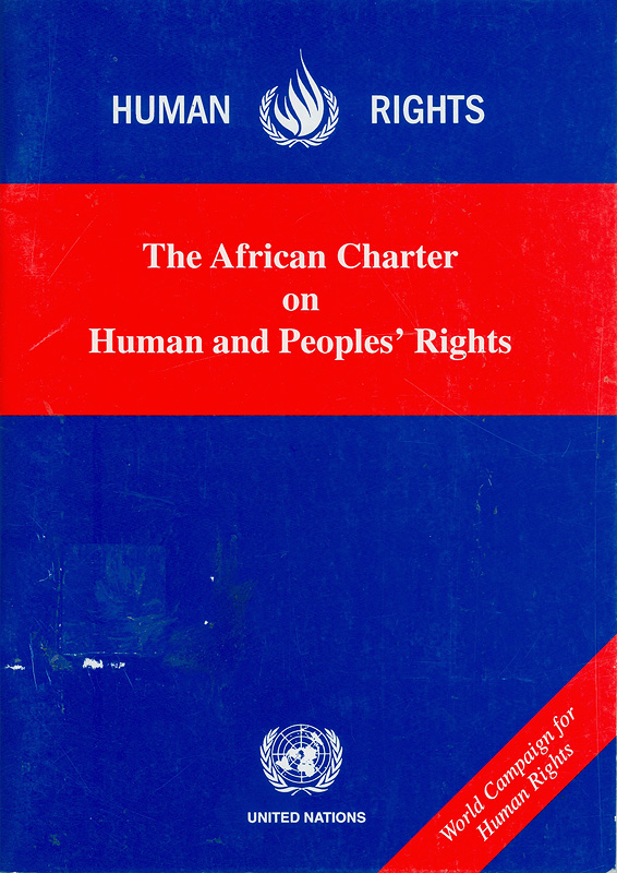  The African charter on human and people's rights