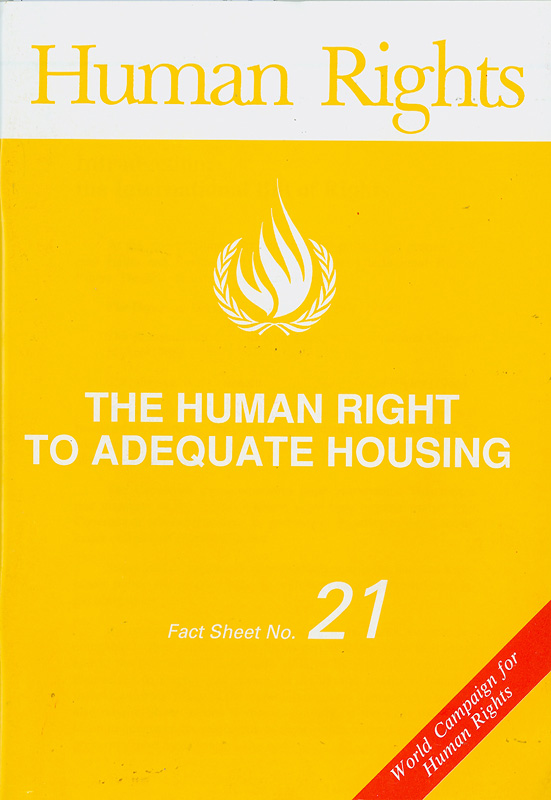  The human right to adequate housing