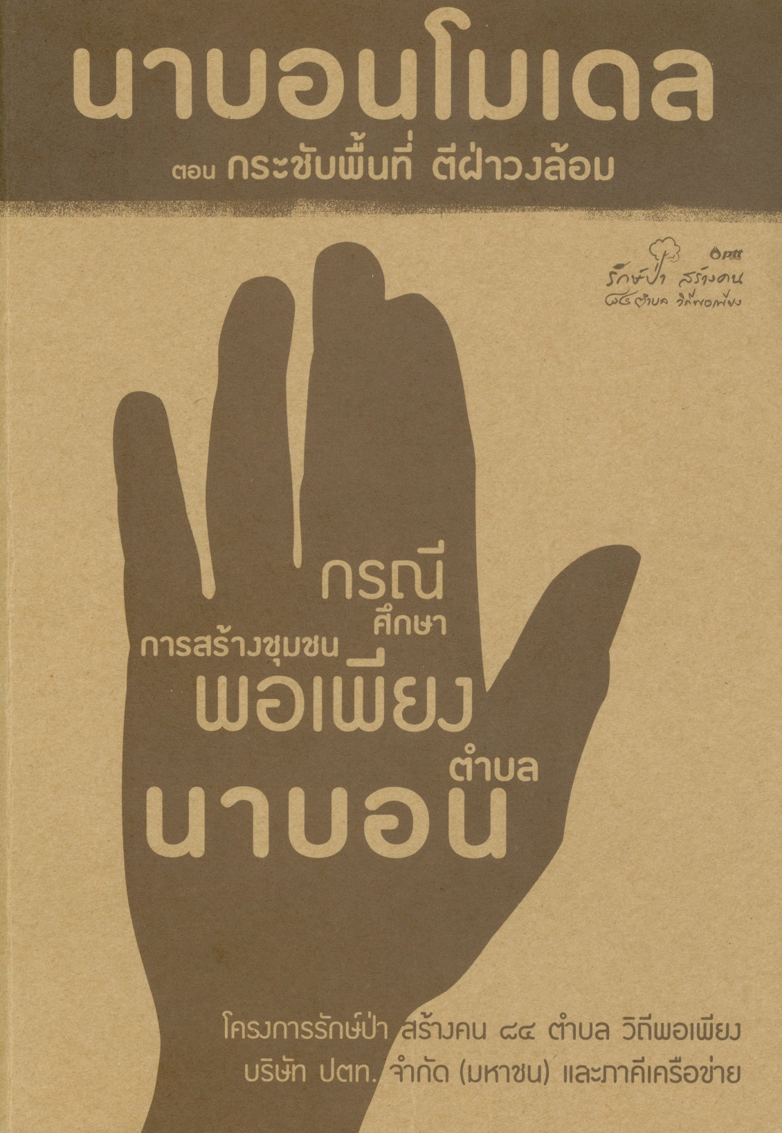  นาบอนโมเดล ตอน กระชับพื้นที่ตีฝ่าวงล้อม : กรณีศึกษาการสร้างชุมชนพอเพียง ตำบลนาบอน อำเภอคำม่วง จังหวัดกาฬสินธุ์ 