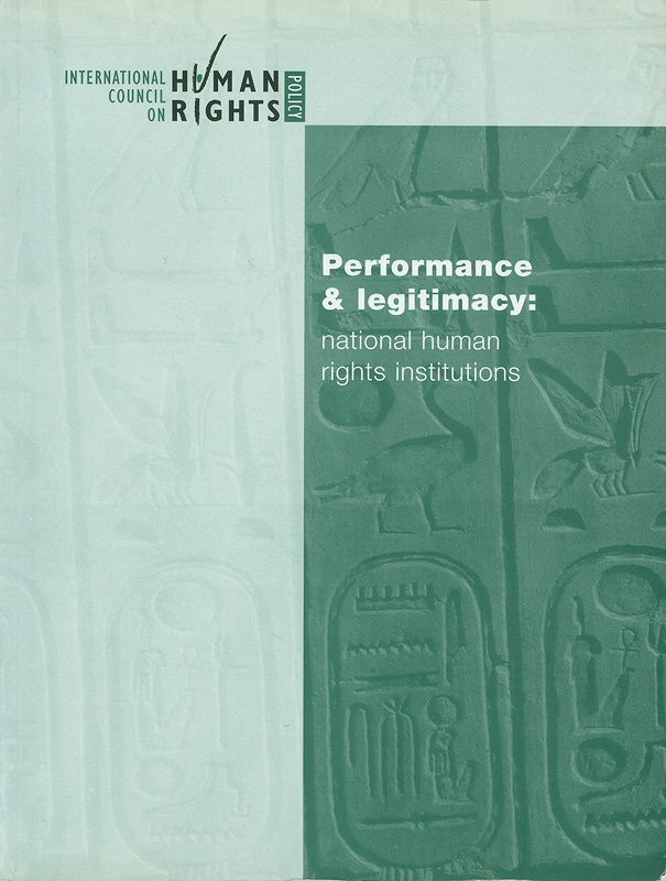  Performance & legitimacy : national human rights institutions 