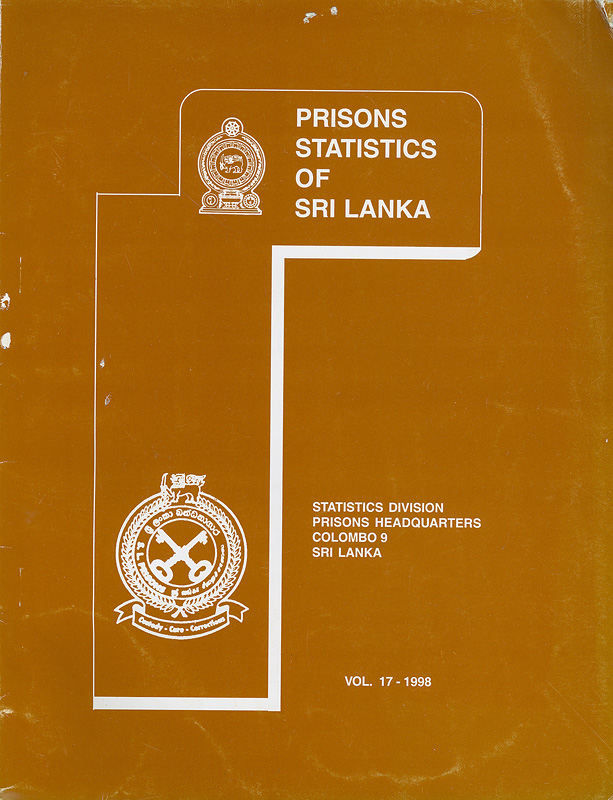  Prison statistics of Sri Lanka 