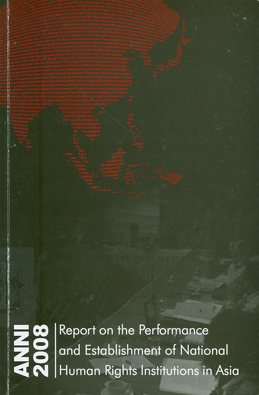  2008 report on the performance and establishment of National Human Rights Institutions in Asia 