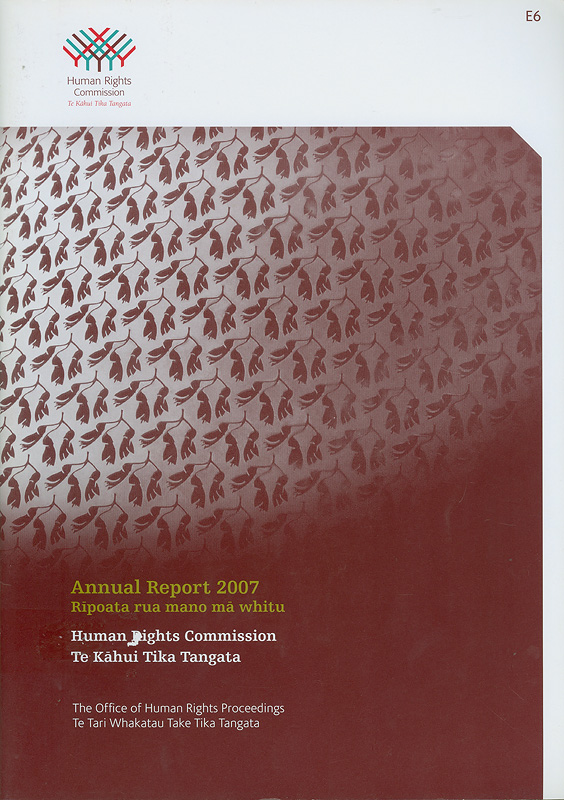  Report of the human rights Commission and the office of human rights proceedings 