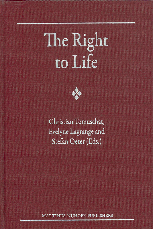  The right to life 