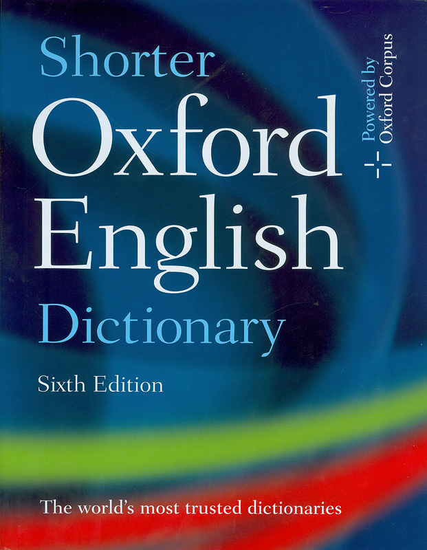  Shorter Oxford English dictionary on historical principles