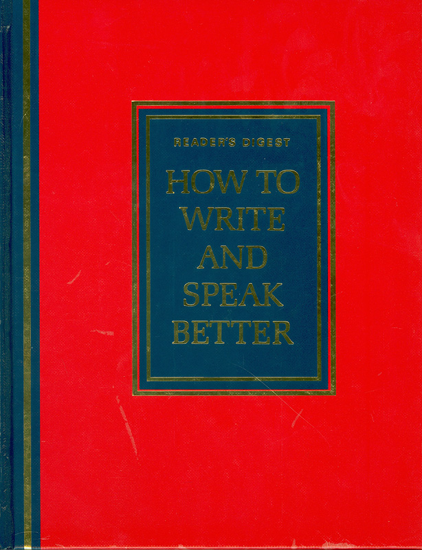  Reader's digest how to write and speak better