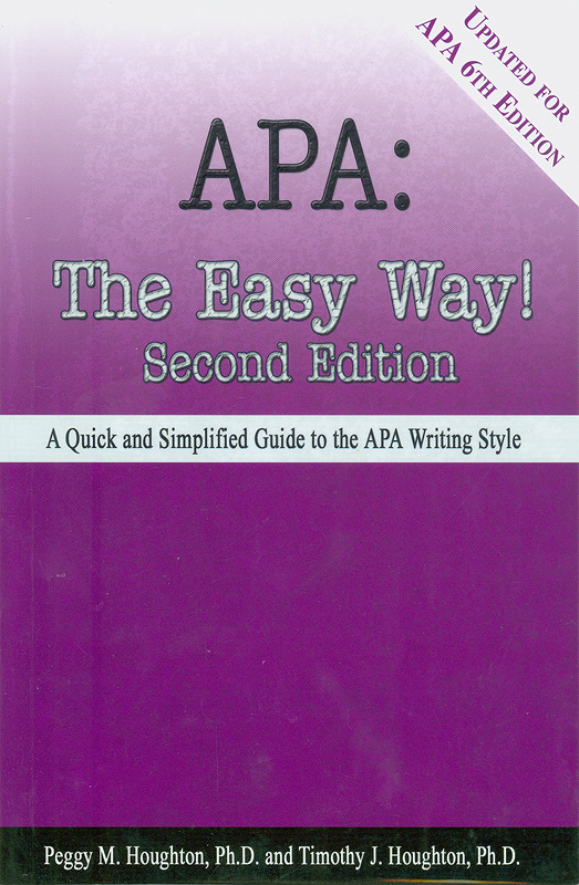  APA : the easy way! 