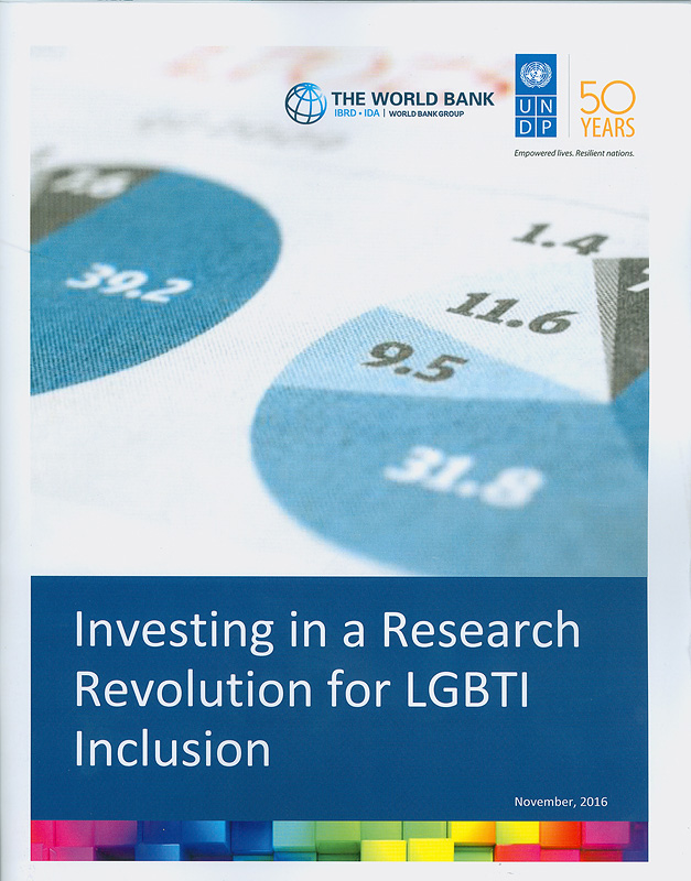  Investing in a research revolution for LGBTI inclusion 